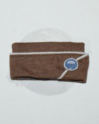 DiD Toys WWII US Army Airborne Garrison Cap With Airborne Patch & 1st  Lieutenant Bar (Brown)