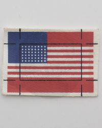US Army American Flag Shoulder Patch With Adhesive Backing (Must Be Cut)