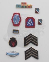 Soldier Story Henry Kano Set Of Patches & Medals