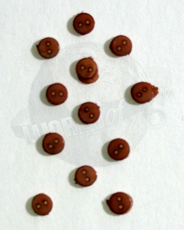 Buttons x 12 (Brown)