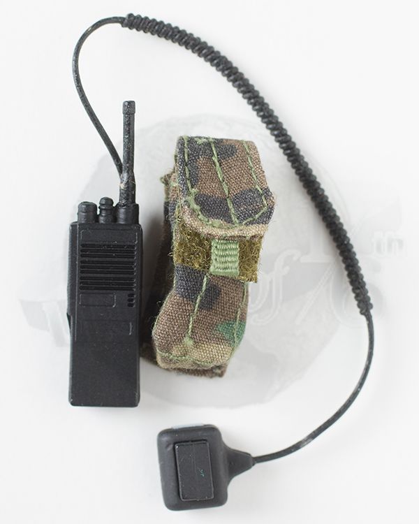 Modern Military Motorola Handy Talkie With Camouflaged Pouch