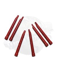 Very Hot Toys Red Lumen Sticks x 6 (Red)