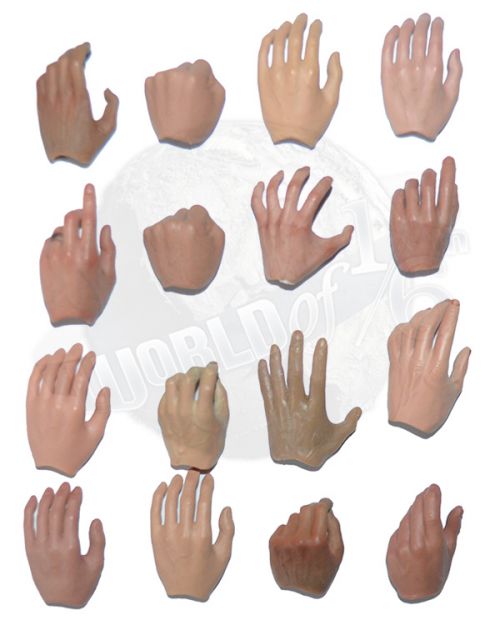 Assortment Of Left Hands x 16