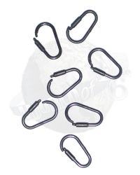 Toys City USAF CCT HALO: Carabiner x 7 (Silver)