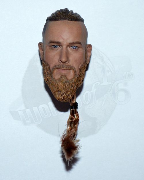 Ragnar Lothbrok Headsculpt With Lifelike Hair (Travis Fimmel) On Sale!