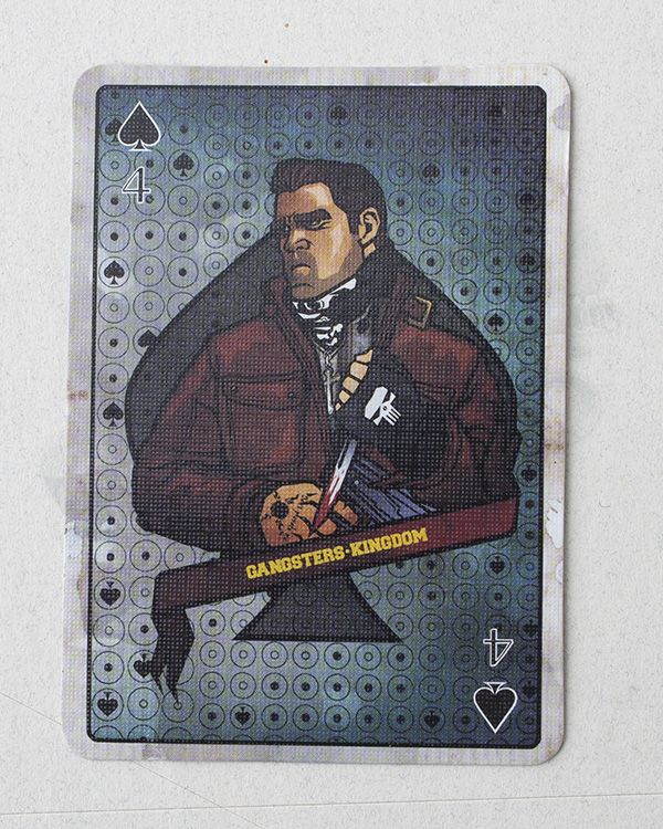 Dam Toys Gangsters Kingdom Spade IV "Chad": Playing Card