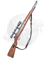 DiD Toys WWII KAR98k Rifle With Scope (Metal, Wood)