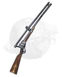 Model 1859 Sharps Musket Rifle with Scope in Berdan (Metal with Gold Accents)