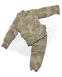 Blue Box Toys Modern Warfare BDU Battle Dress Uniform 3-Color Desert with Airborne Insignia