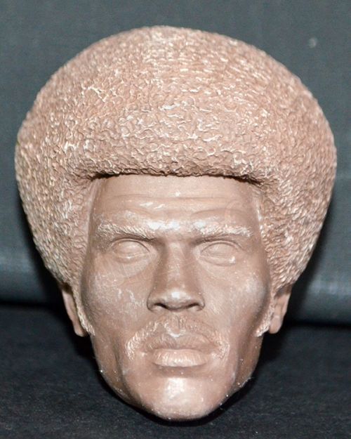 Jim Kelly Without Neck Head Sculpt (Unpainted)