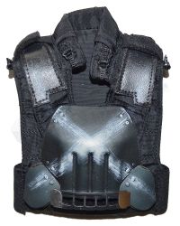 Art Figures The Mercenary: Heavily Armored Bulletproof Vest With "X" Imprint (Black)