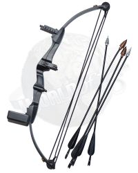 ACE Toyz Old Soldier: Modern Hunting Bow with Four Arrows & Multi Pocket Sheath