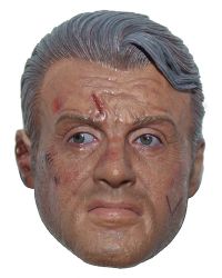 ACE Toys Old Soldier: Bloodied Head Sculpt (Sylvester Stallone Likeness)