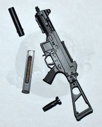 Brother Production Present Live Free Johnny: HK UMP Machine Gun With Folding Stock, Silencer & Foregrip