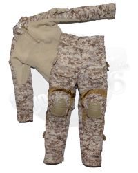 Dam Toys 31st Marine Expeditionary Unit Force Reconnaissance Platoon: Desert Marpat Gen3 Combat Suit Shirt & Trousers