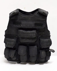 Virtual Toys Dark Soldier: Black Tactical Vest