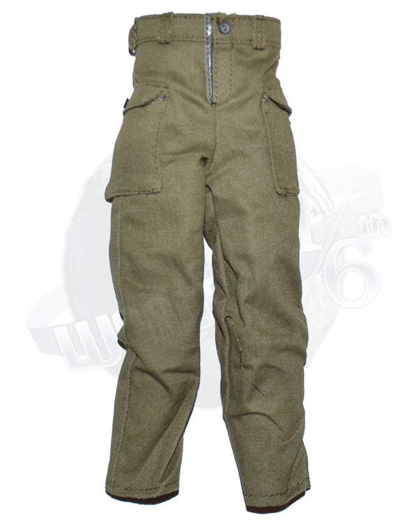 FacePool US Ranger Captain Miller France 1944: HBT Trousers (OD)