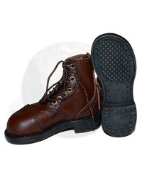 FacePool US Ranger Captain Miller France 1944: Leather Service Shoes