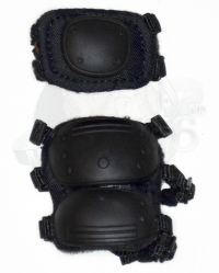 Flagset Masked Mercenaries "Continue To Fight": Elbow Pads (Black)