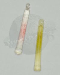 MC Toys PMC Private Military Contractor & Dog: Glowsticks x 2 (Red & Yellow)