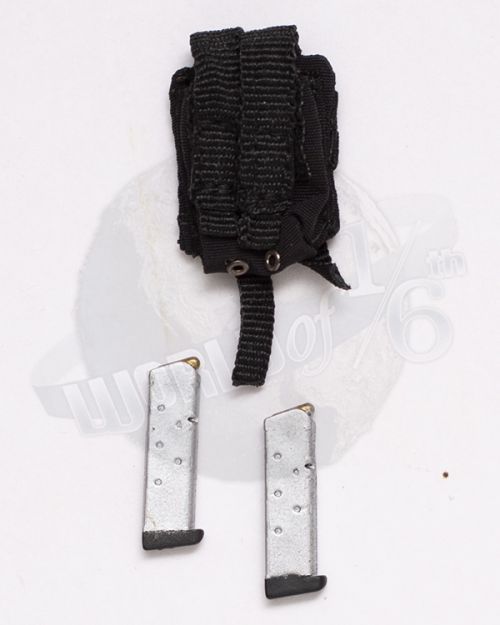 Mini Times CIA Armed Agents: Pistol Magazine Pouch With 2 Magazines (Silver)