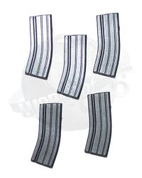 Art Figures LAPD SWAT: M4 5.56 Ammunition Magazines x 5