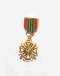 DiD George S. Patton: Croix de Guerre of 1940 with Palm