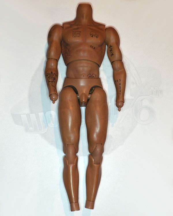POP Toys Death Race Driver Frankenstein: Figure Body With Tattoos (No Head, Hands, Feet)