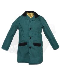 Playing Mantis The Green Hornet Overcoat (Green With Gold Lining)