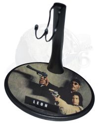Redman Toys Killer Leon: Figure Stand With The Professional Imprint & Leon Nameplate