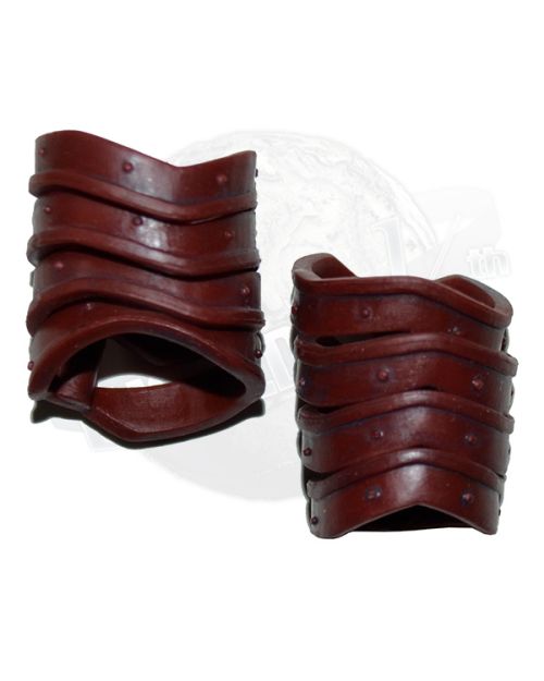 ZMDC KUSA Hairy Rouge Warrior: Upper Arm Armor (Burgundy)