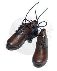 Newline Miniatures Leather Shoes With Laces (Brown)