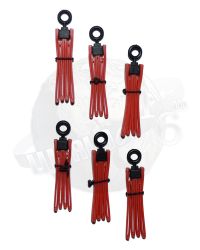 Very Hot Toys The Last No More: Flex Cuffs x 6 (Red)