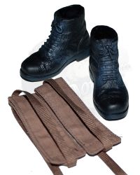 Dragon Models Ltd. WWII British Molded Short Boots (Black)