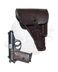 Toys City Claus von Stauffenberg - Operation Valkyrie Oberst I.G.: Walther PPK Pistol (Metal) With Leather Holster