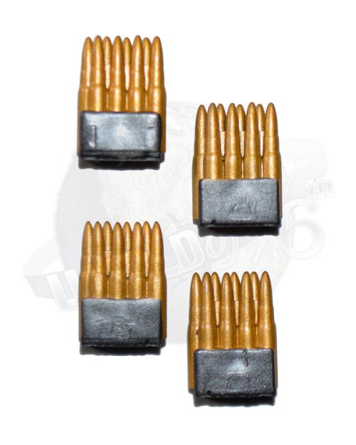 Dragon Models Ltd. US Army M1 Garand Ammo Clips x 4