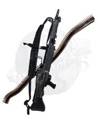 Toy Soldier M240 Machine With Ammo Belt & Sling