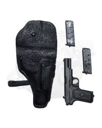 Blue Box Toys Wang Hai Pistol Handgun With Holster & Two Magazines
