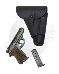 Dragon Models Ltd. WWII Axis PPK Pistol With Molded Holster & One Magazine