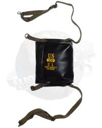 Soldier Story WWII 101st Airborne Division Guy Whidden II: M-7 Black Rubberized Gas Mask Bag