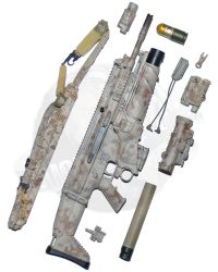 Soldier Story Medal of Honor Navy SEAL "Voodoo": FN MK17 MOD0 7.62 Rifle (AOR1) +