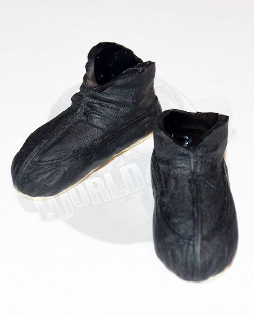 Tao Legend The Monkey King: Chinese 3/4 Kung Fu Shoes (Black With White Sole)