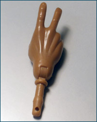 21st Century Toys right hand "peace" symbol