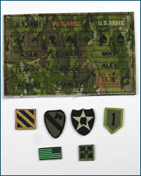 Soldier Story US Army in Afghanistan SAW Gunner patches