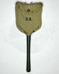 DiD WWII US Army Folding Stock Shovel & Cover (Metal)