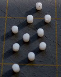 WOoS Originals: Micro Rubber Tubes For Custom Beadwork x 10 (White)